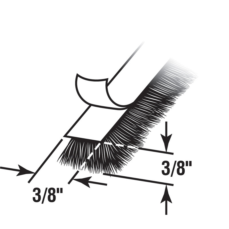 Bande d'étanchéité anti-adhésive Prime-Line pour fenêtres et portes, Owens Corn ™, H 8,8 po x l 3,85 po x P 2,5 po, Gris
