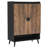 29.6 Inches  Rustic Brown Wooden Shoe Cabinet With Doors-265045110