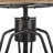 Galaxy Adjustable Height Counter Stool with Metal Frame