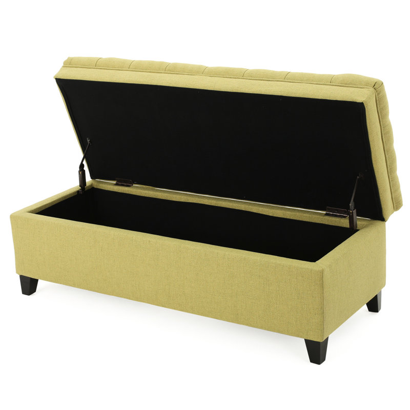 Rangement en tissu -, 49,27 x P 20,75 x 18,30 h, pieds en bouleau, unité pratique avec pieds de 50 x 20,5 x 18,3 heures, organisation efficace