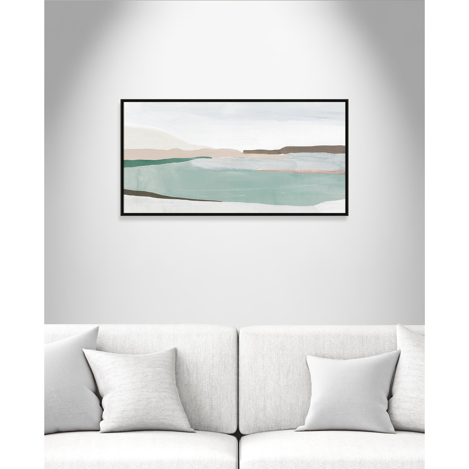Kerala "Sole of the Land II" Print, Espresso, 25.5" H x 49.5" W x 2" D
