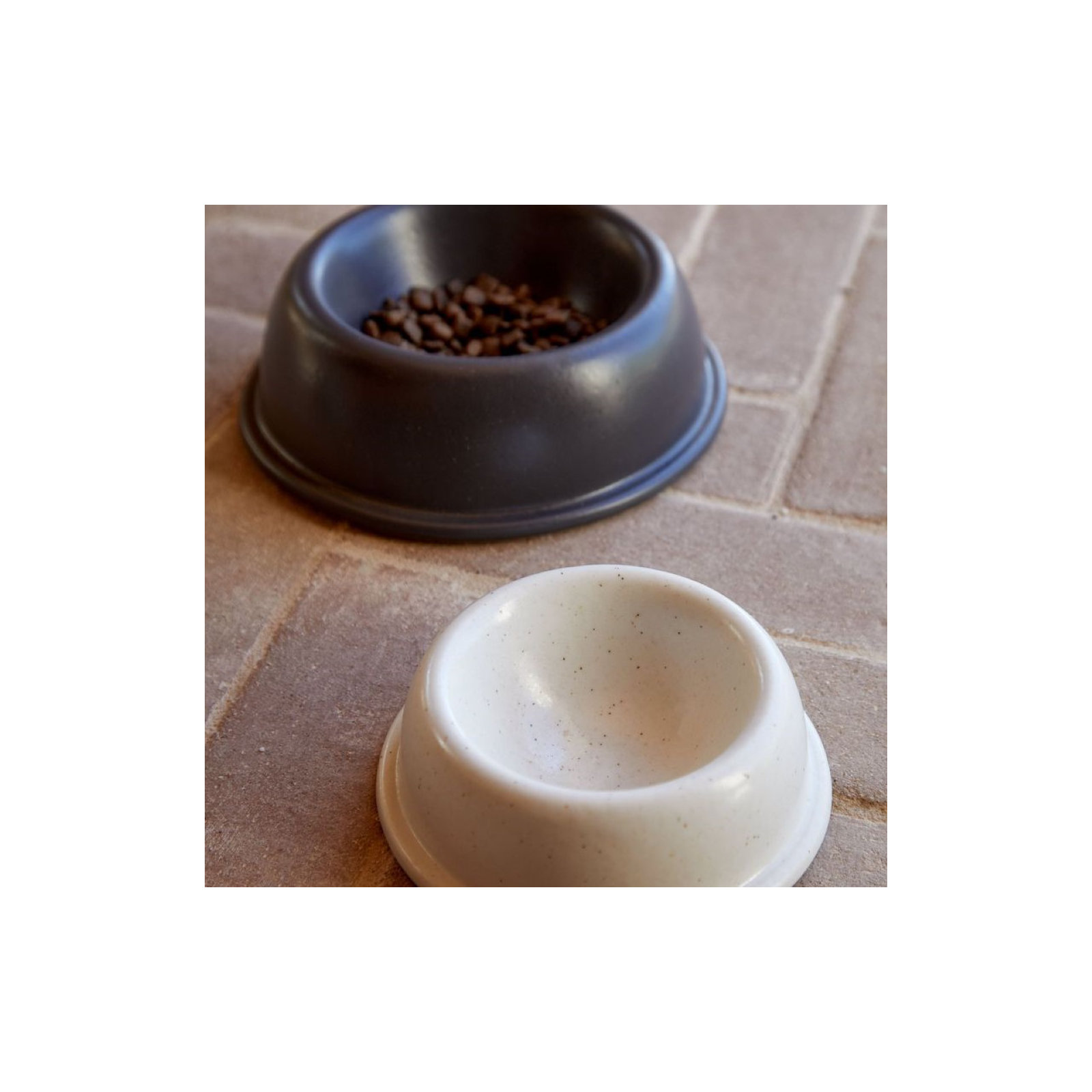 Casafina Pacifica Pet Food Bowl, Vanilla, Large (1.88 cups / 15 fluid oz)