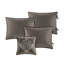 Ensemble de literie confortable en coton gris foncé, design moderne réversible pour la maison
