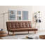 Beaminster 3 Seater Faux Leather Sleeper-1148562606