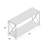 Hayward 51.18'' Glass Top Console Table