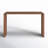 Jayda 46'' Wood Console Table with Light Oak Finish and Waterfall Leg Rectangular Design for Hallway Display Decor