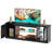 Labelle Brandenburg 57" Modern Media Console with Adjustable shelf, LED Fluted TV Stand for 65 Inch TV, Glossy TV Console with Cabinet-258718202