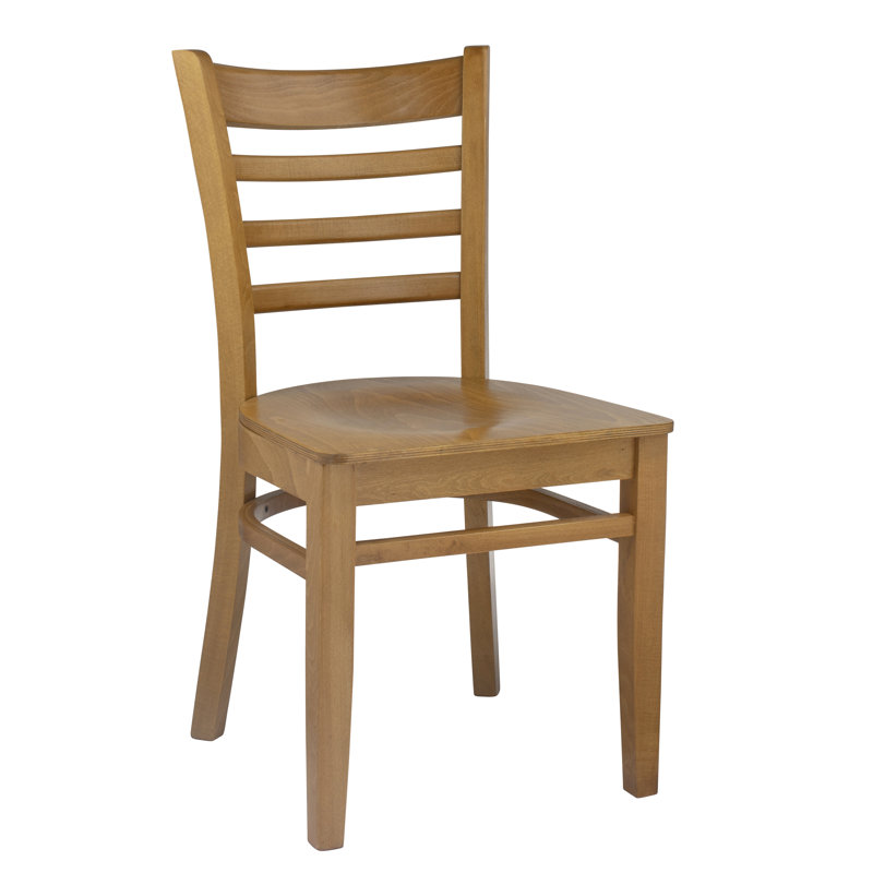 Chaise de salle à manger en bois massif échelle back Segura