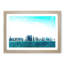 Skyline of Doha in Qatar - Picture Frame Painting Print-56705715-56705716