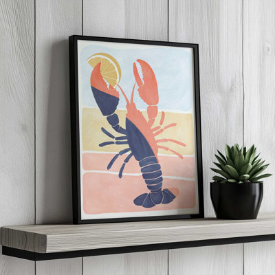 Chillin Lobster by Sarah Adams Art Print