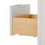 Meuble-lavabo simple en bois massif 60 po avec lavabo rectangulaire en marbre blanc de Carrare Haun-120450964-120450960-120450967