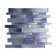 Foil Random Sized Interlocking Glass Mosaic Tile