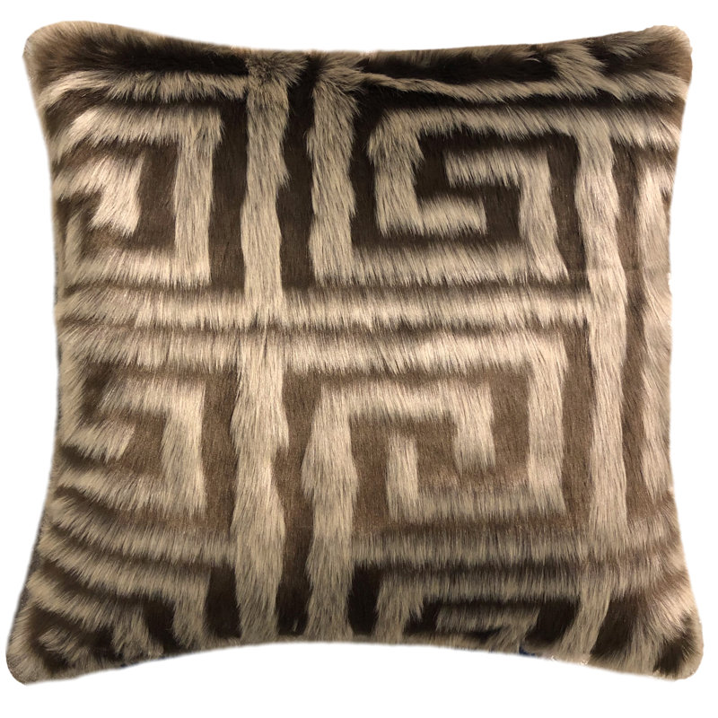 Square Faux Fur Pillow Cover & Insert