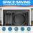 Stackable Baking Pan Set - Nonstick Gray Coating, Carbon Steel Bakeware Sets, Pfoa, Pfos, Ptfe Free, Recipe Booklet Included, Oven Safe Tray (up To 450° F), Set Of 10 - Gray