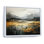 Gris et jaune, paysage de montagne abstrait IV - paysages abstraits, art mural