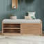 43" Wide Shoe Storage Bench With Cushion Entryway Bench-833058112