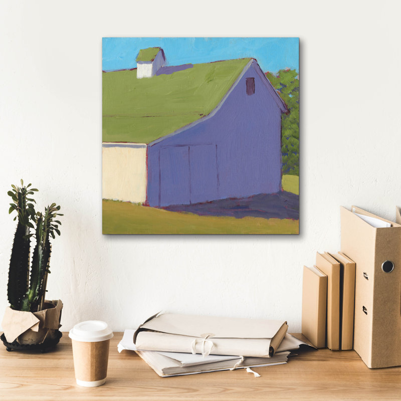 'Bucolic Structure 2' by Carol Young Canvas Wall Art, 18" x 18"