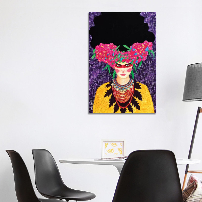 Take over par Hülya Özdemir-impression d’art graphique, Pas de tapis, H 40 po x l 26 po x P 1,5 po, Toile tendue