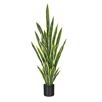 Plante de serpent artificielle Sansevieria en pot
