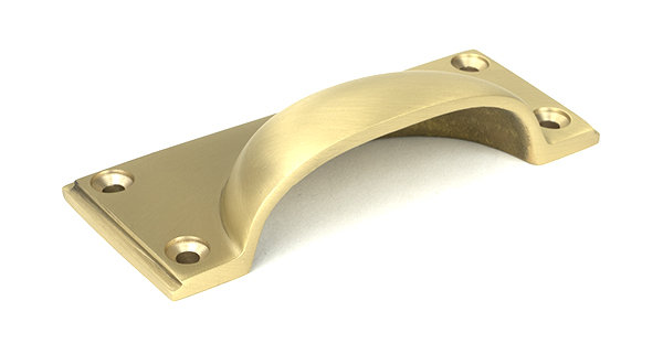 3.3 cm centre Bin Pull, Satin Brass