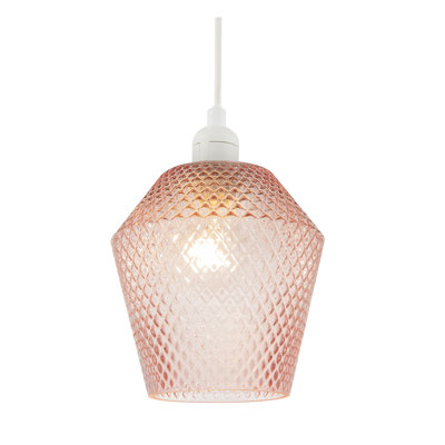 17cm H Glass Round Pendant Shade ( No Direct Attachment Method )