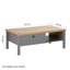 Marvaa Four Leg Coffee Table with Storage