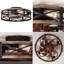 Farmhouse Flush Mount Caged Ceiling Fans With Lights, 6 Speeds, ...-1736412046