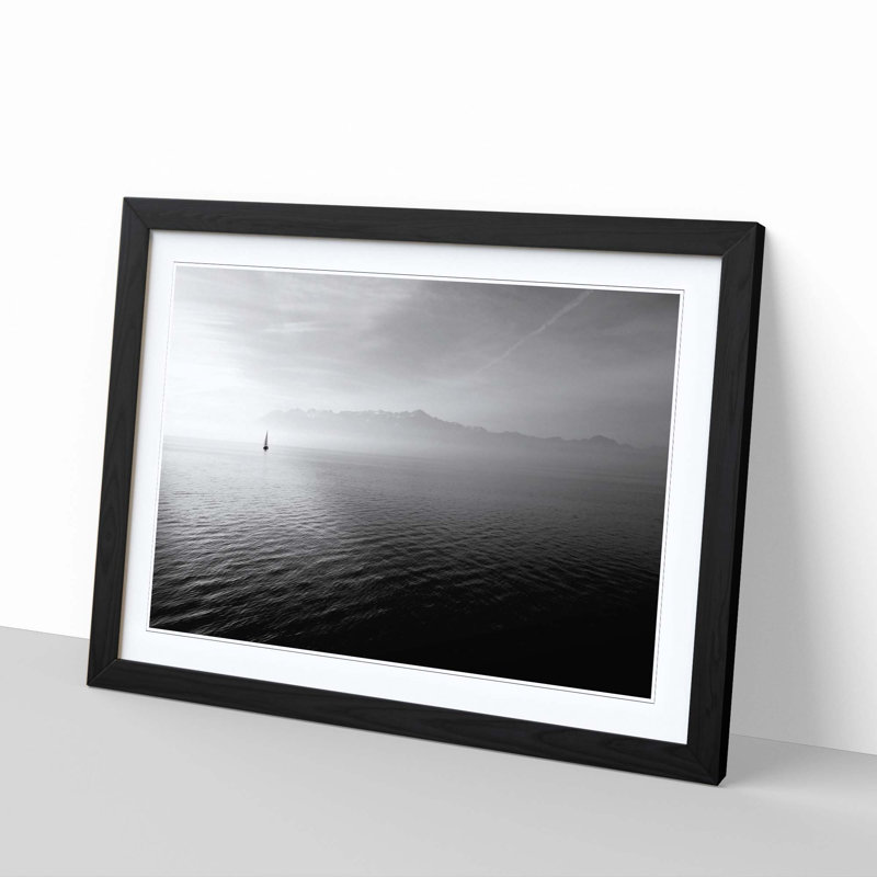 Single Picture Frame Print, Black