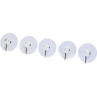 Creathome 40MM Medium Suction Hooks, 20PCS