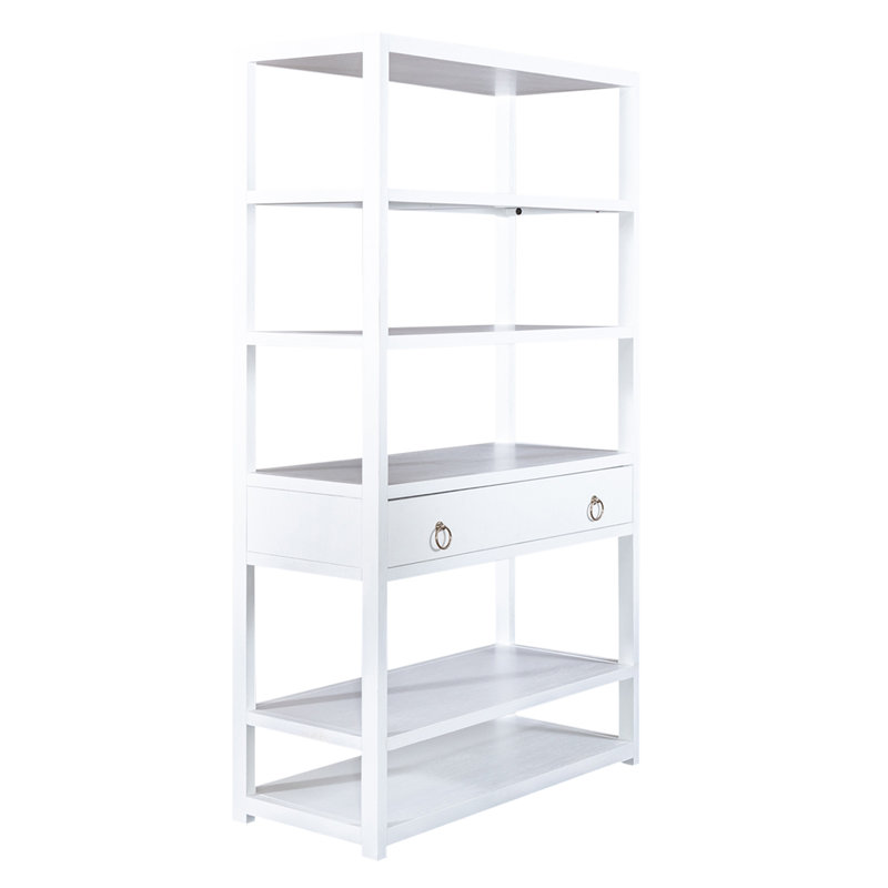 Ballentine 39'' Accent Bookcase, White