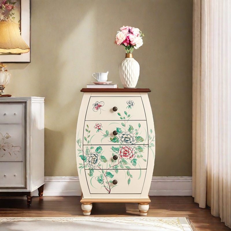 American Country Style Accent Chest