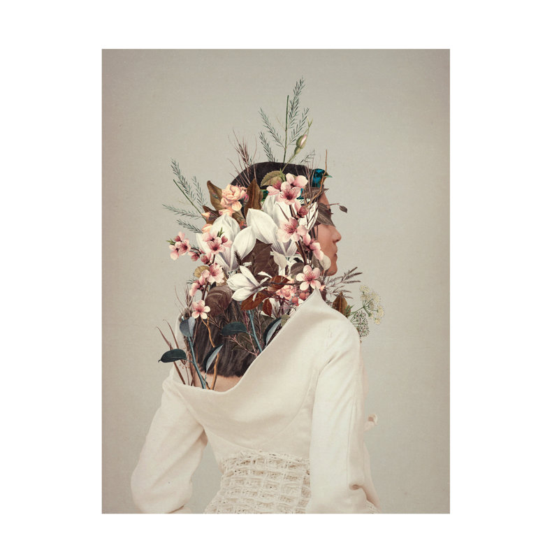Bolognaise, vous avez offert un automne sur toile, H 19 po x l 14 po x P 2 po