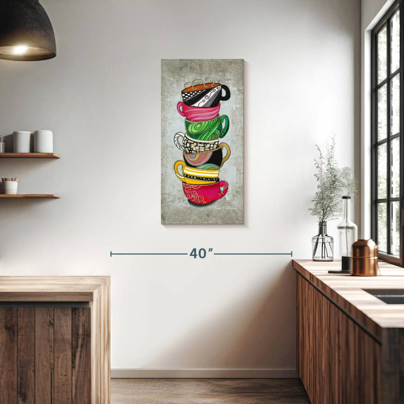 Collection Cuppa Stacked Hot II, H 36 po x l 18 po