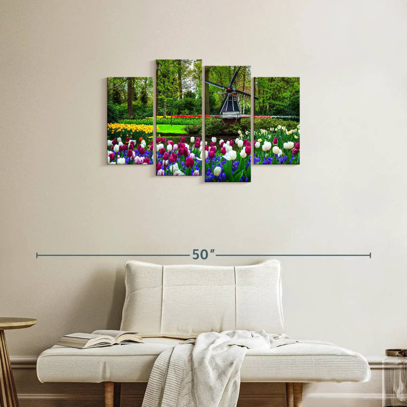 Lilie Stunning Dutch Windmill, 22'' H x 36'' W