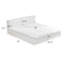 Matelas et base de lit tout-en-un CoolNest avec fibre de refroidissement japonaise et support multicouche-119400929