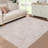 Braided Printed Texture Machine Washable Rug with Rubber Backing for Living Room Non-Slip Dining Room Rug Easy-Cleaning Floor Carpet for Bedroom-1263269890