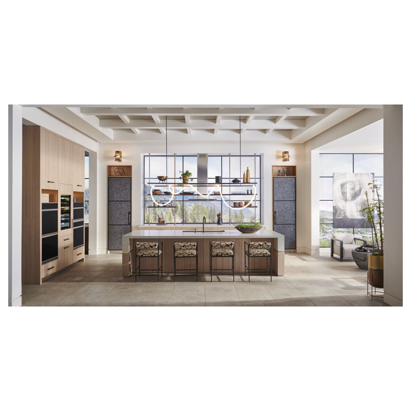 Monogram Premium Column Pair: 30" W Freezer Column + 24" W Refrigerator Column, Panel Ready, Yes