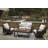 Estill Swivel Wicker Outdoor Lounge Chair