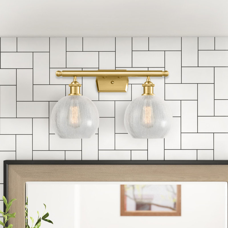 Baptista 2 - Light Dimmable Vanity Light, Satin Gold