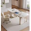 Light Luxury Sintered Stone Office Desk with Drawers-1807784238