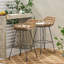 Tabouret de bar pour comptoir de cuisine, coin-repas Dale-712486739