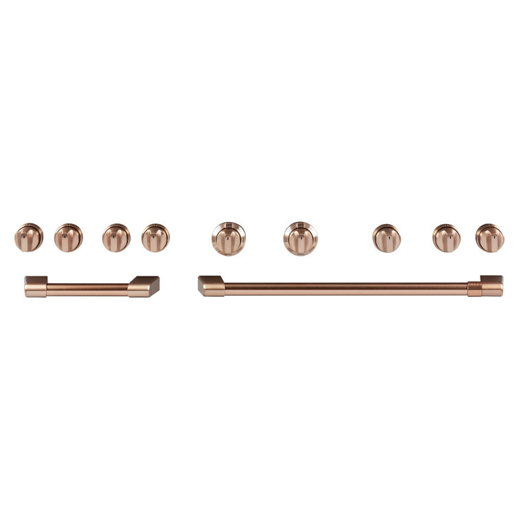 Café™ 48” Brushed Bronze Handle & Knob Set for Pro Range and Rangetop