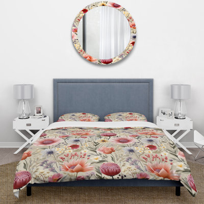 Ensemble de housse de couette pastel
