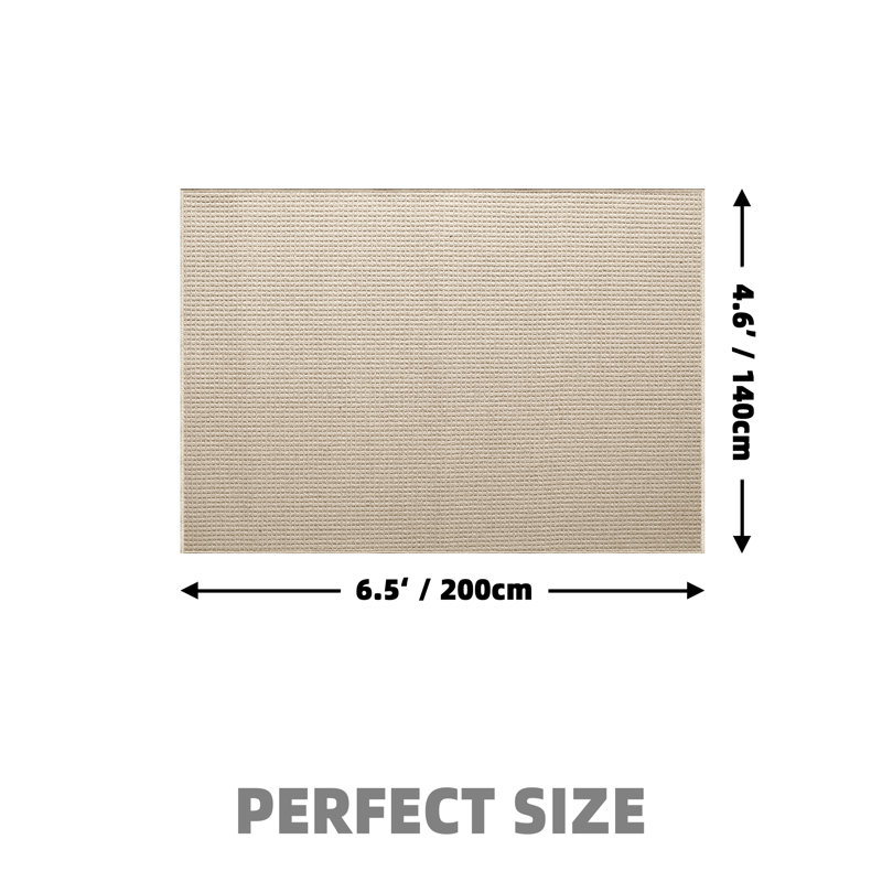 Jandee Indoor Rug, Rectangle 4.6' x 6.6'