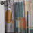 Colorful Mid Century Retro Reflections IV - Mid-Century Velvet Curtain - Room Darkening - 1 Panel-107564914