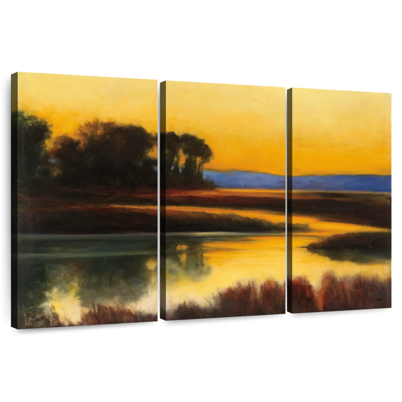 Alvord, crépuscule jaune, H 24 po x l 38 po