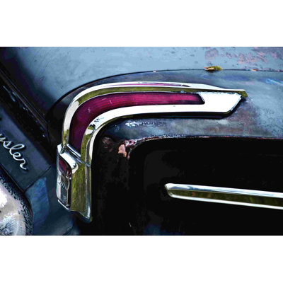 Vintage Tail Light - photographie sur toile tendue