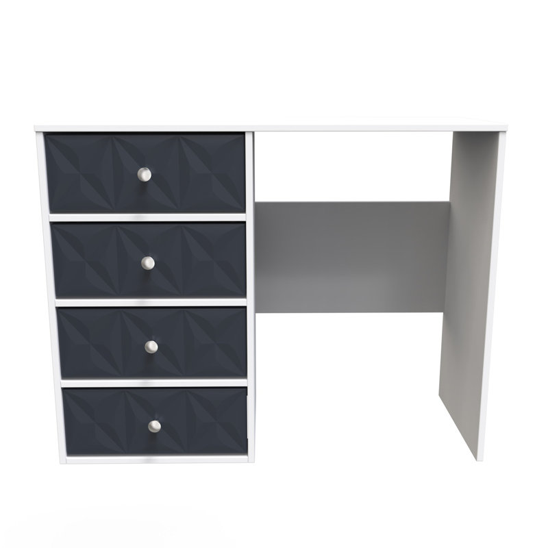 Carnlea Dressing Table, Indigo Matt/White