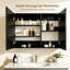 Pharmacie avec miroirs pour salle de bain (assemblage complet terminé)