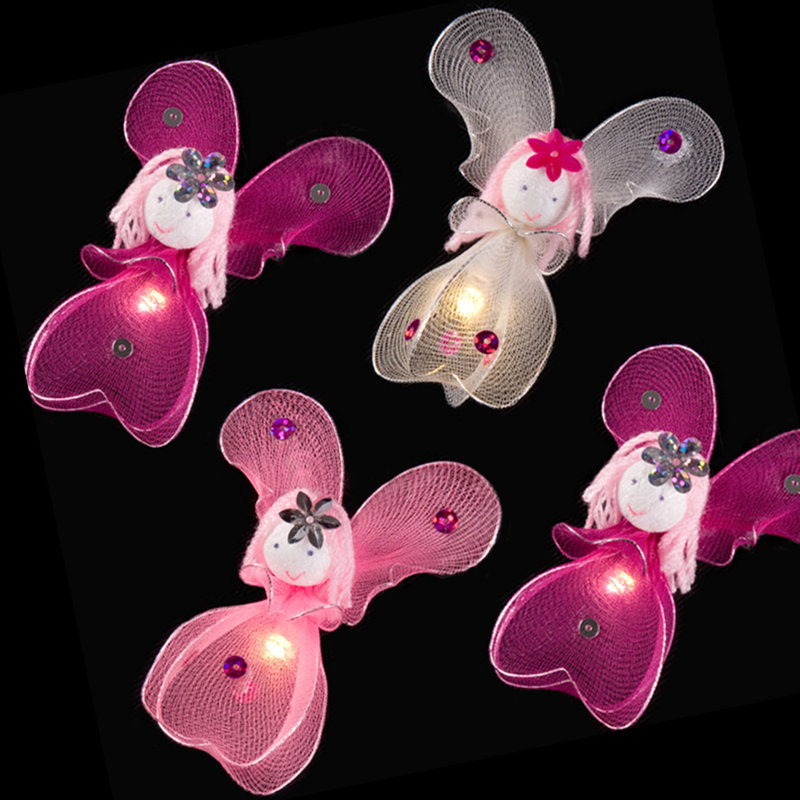 Juanes LED Princess Fairies String Light, Pink Tones Fairies